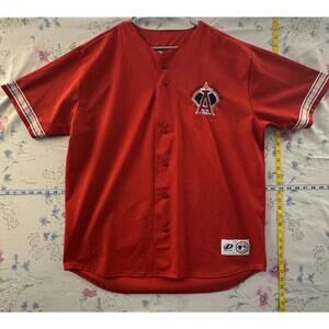 vintage anaheim angels Dynasty jersey Men’s Size Large